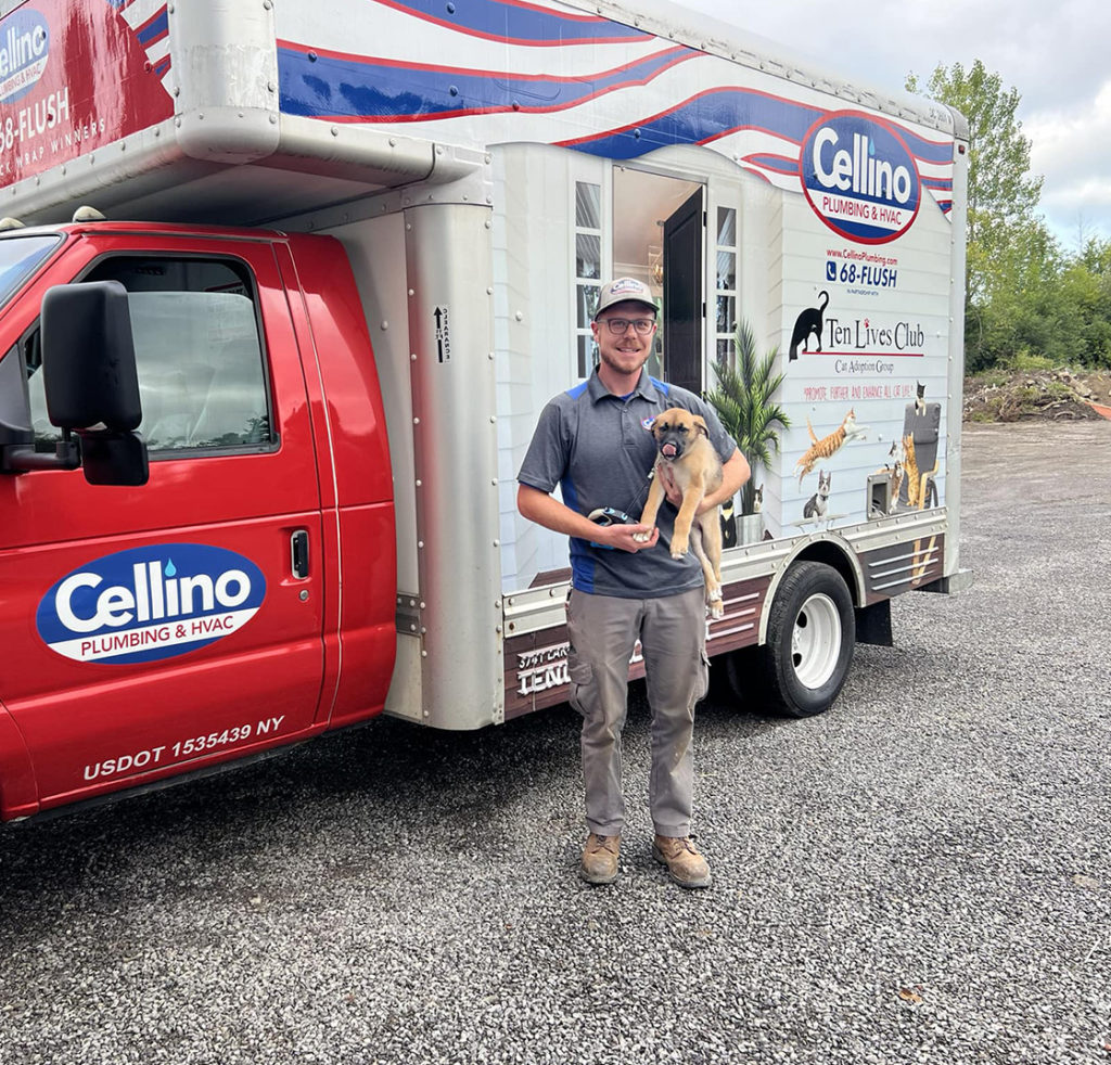 Cellino Plumbing Truck Wrap 2022