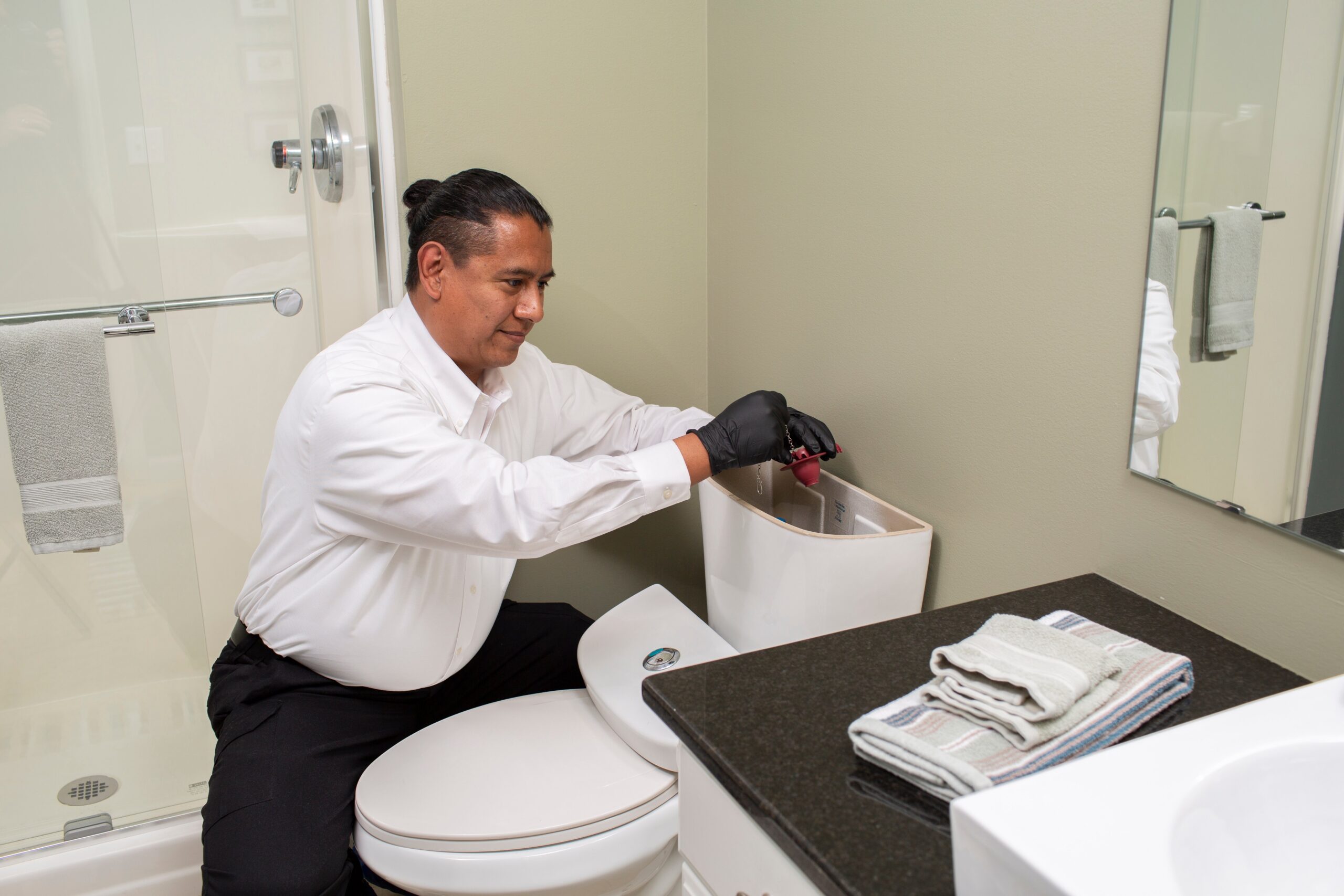 Cellino plumber providing toilet services in Buffalo